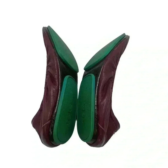 Tieks by Gavrieli size 6 ballet flats travel balletcore burgundy - Picture 8 of 8